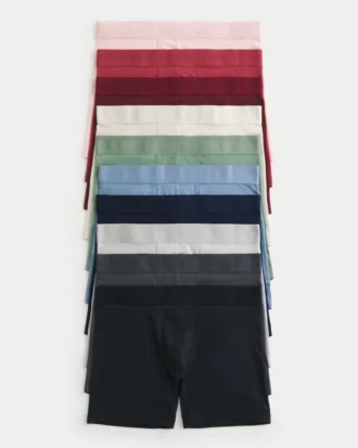 10-pack boxershorts met langere lengte