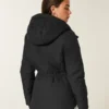All-weather jas met voering van imitatiebont