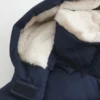 All-weather pufferjas met voering van imitatiebont
