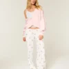 Always Cozy Pointelle boxershort met wijde pijpen