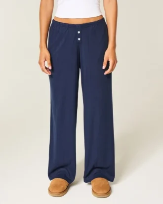 Always Cozy Pointelle boxershort met wijde pijpen