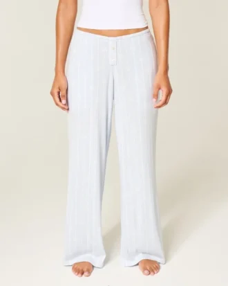 Always Cozy Pointelle boxershort met wijde pijpen