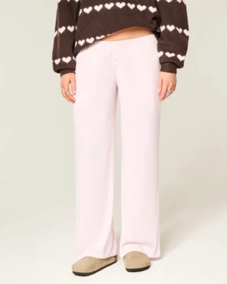 Always Cozy Pointelle boxershort met wijde pijpen