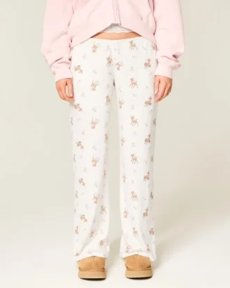 Always Cozy Pointelle boxershort met wijde pijpen