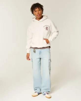 Aston Villa F.C. Hoodie met print