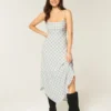 Asymmetrische midi-jurk met asymmetrische zoom Asymmetrische midi-jurk met asymmetrische zoom
