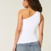 Asymmetrische top met één schouder Asymmetrische top met één schouder