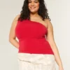 Asymmetrische top met één schouderband