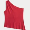 Asymmetrische top met één schouderband