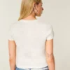 Baby-T-shirt met korte mouwen en hertenprint Baby-T-shirt met korte mouwen en hertenprint