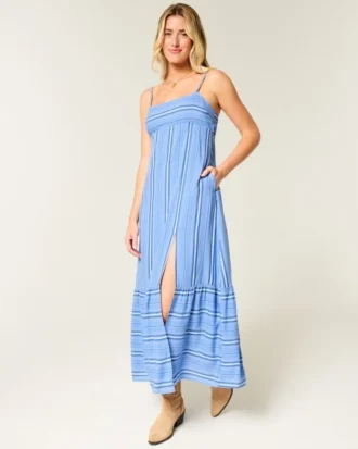 Babydoll maxi-jurk