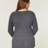 Babydoll met lange mouwen en vierkante hals Babydoll met lange mouwen en vierkante hals