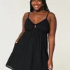 Babydoll mini-jurk Babydoll mini-jurk