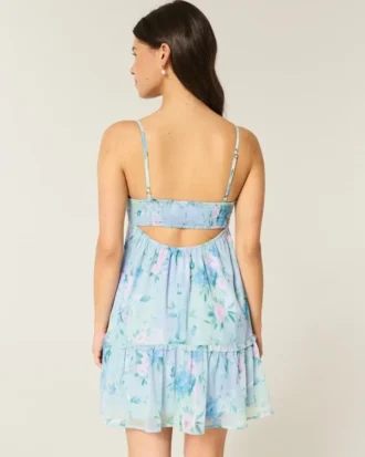 Babydoll mini-jurk