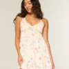 Babydoll-mini-jurk met touwversiering