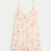 Babydoll-mini-jurk met touwversiering