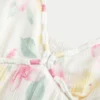 Babydoll-mini-jurk met touwversiering