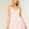 Babydoll-rompertje met open rug