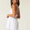Babydoll-rompertje met open rug
