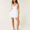 Babydoll-rompertje met open rug
