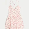 Babydoll-rompertje met open rug