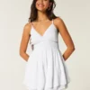 Babydoll-rompertje met open rug