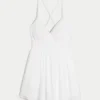 Babydoll-rompertje met open rug