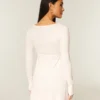 Babydoll Sweater Mini Dress Babydoll Sweater Mini Dress