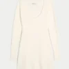 Babydoll Sweater Mini Dress Babydoll Sweater Mini Dress