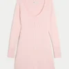 Babydoll Sweater Mini Dress Babydoll Sweater Mini Dress