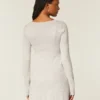 Babydoll Sweater Mini Dress