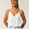 Babydoll-top met eenvoudig paisleypatroon Babydoll-top met eenvoudig paisleypatroon