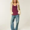 Babydoll-top met lange mouwen en geplooide buste Babydoll-top met lange mouwen en geplooide buste