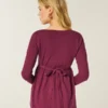 Babydoll-top met lange mouwen en geplooide buste Babydoll-top met lange mouwen en geplooide buste
