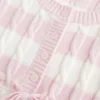 Babydoll-trui met kabelpatroon Babydoll-trui met kabelpatroon