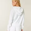 Badstof hoodie met ritssluiting Badstof hoodie met ritssluiting