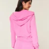 Badstof hoodie met ritssluiting Badstof hoodie met ritssluiting