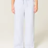 Baggy broek van linnenmix