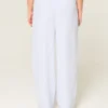 Baggy broek van linnenmix