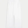 Baggy broek van linnenmix