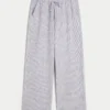Baggy broek van linnenmix