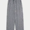 Baggy broek van linnenmix