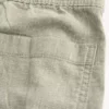 Baggy broek van linnenmix met flexibele taille Baggy broek van linnenmix met flexibele taille