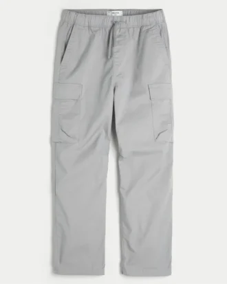 Baggy cargo-broek met elastische tailleband