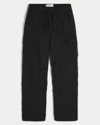 Baggy cargo-broek met elastische tailleband