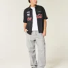 Baggy cargo-broek met elastische tailleband
