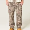 Baggy cargo-broek met elastische tailleband