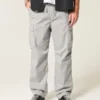 Baggy cargo-broek met elastische tailleband