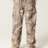 Baggy cargo-broek met elastische tailleband