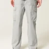 Baggy cargo-broek met elastische tailleband